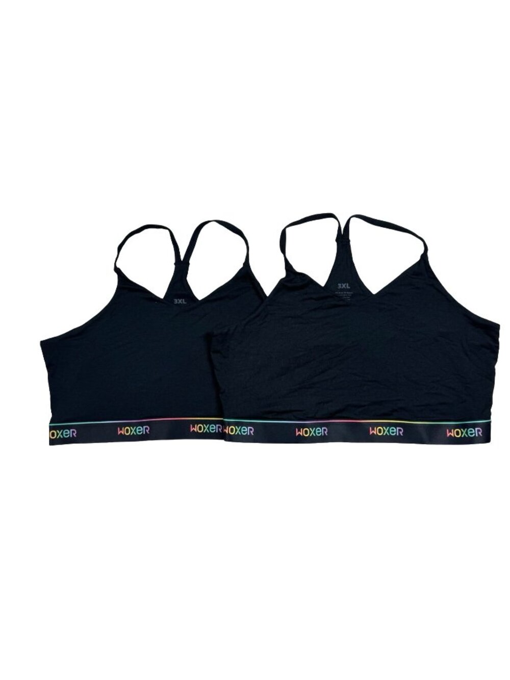 NEW Woxer Icon Pride Womens Sports Bra Activewear Top • 3XL • Lot of 2